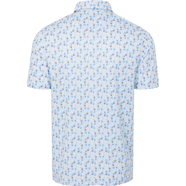 ML75 White Tee-Time Stretch Polo