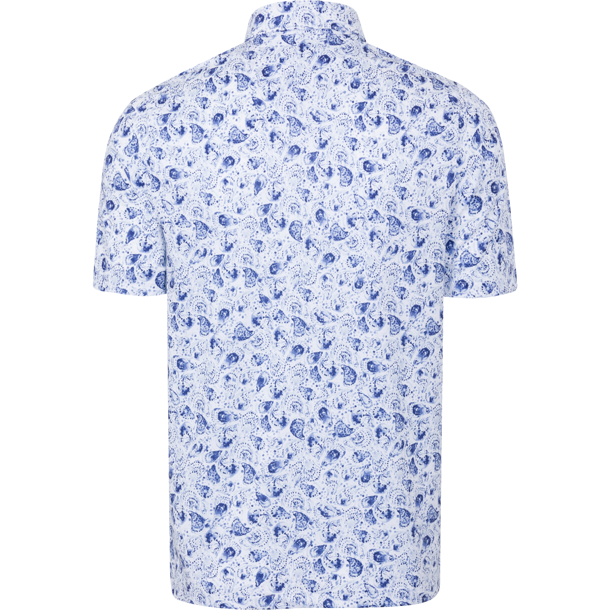 Men's Splash Printed Golf Polo T-Shirt
