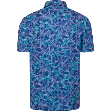 Men's Tropical Navy Golf Polo