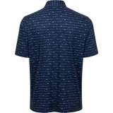 Men's ML75 Golf Club Stripe Printed Polo - Navy