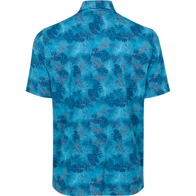 ML75 Palm Leaf Canopy Mesh Polo