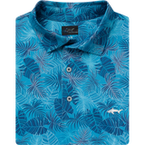 ML75 Palm Leaf Canopy Mesh Polo