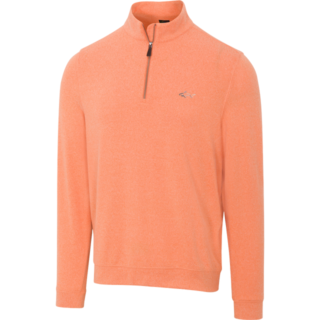 Cozy Shark Quarter Zip - Coral Golf Heather