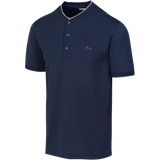 Baseball Collar Micro Pique Shark Polo