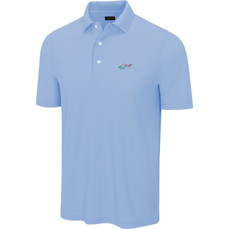 Classic Pique Shark Polo - Blue Haze