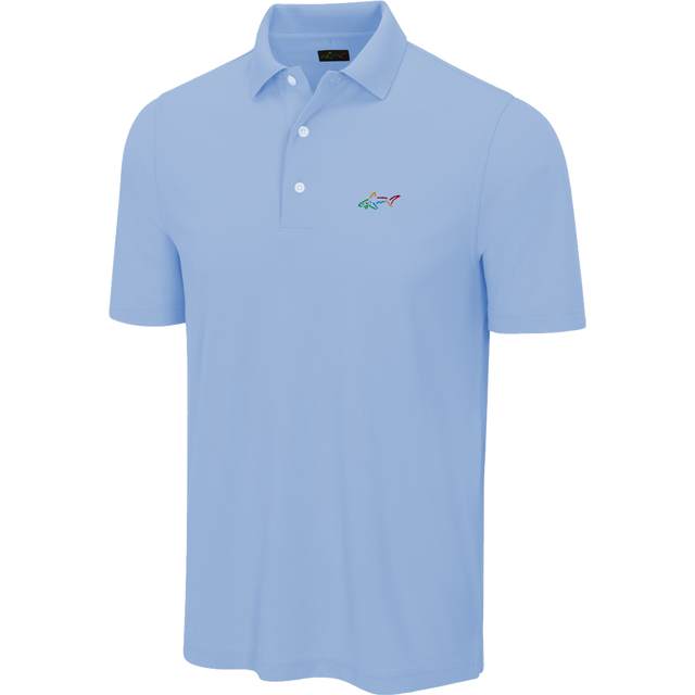 Classic Pique Shark Polo - Blue Haze