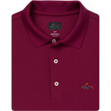 Classic Pique Shark Polo - Maroon