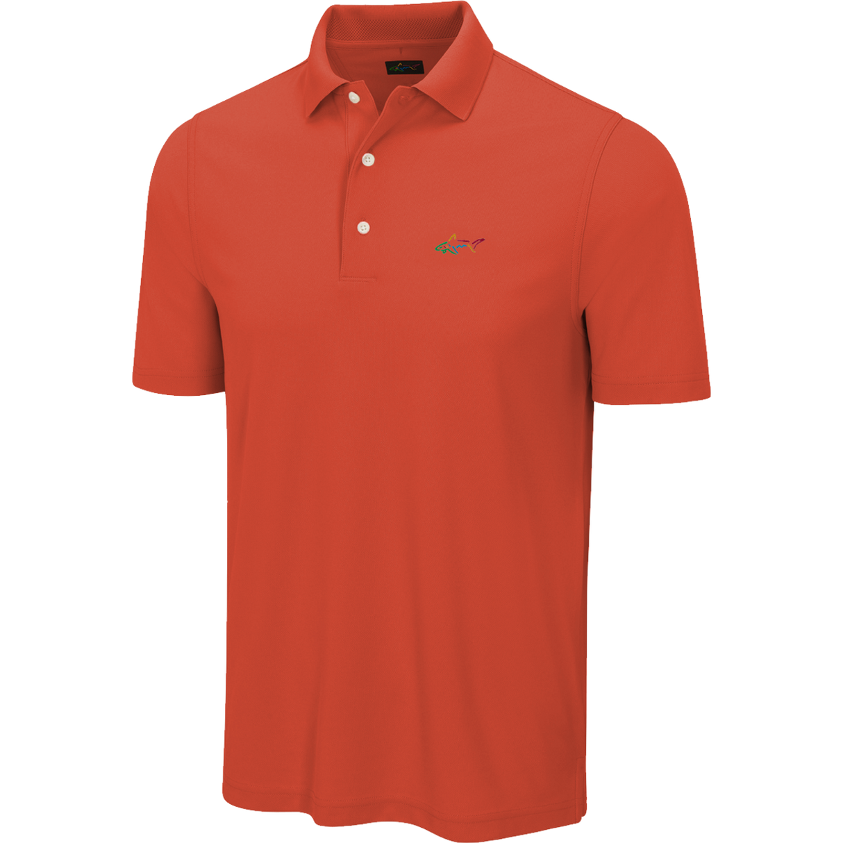 Classic Pique Shark Polo - Shark Orange