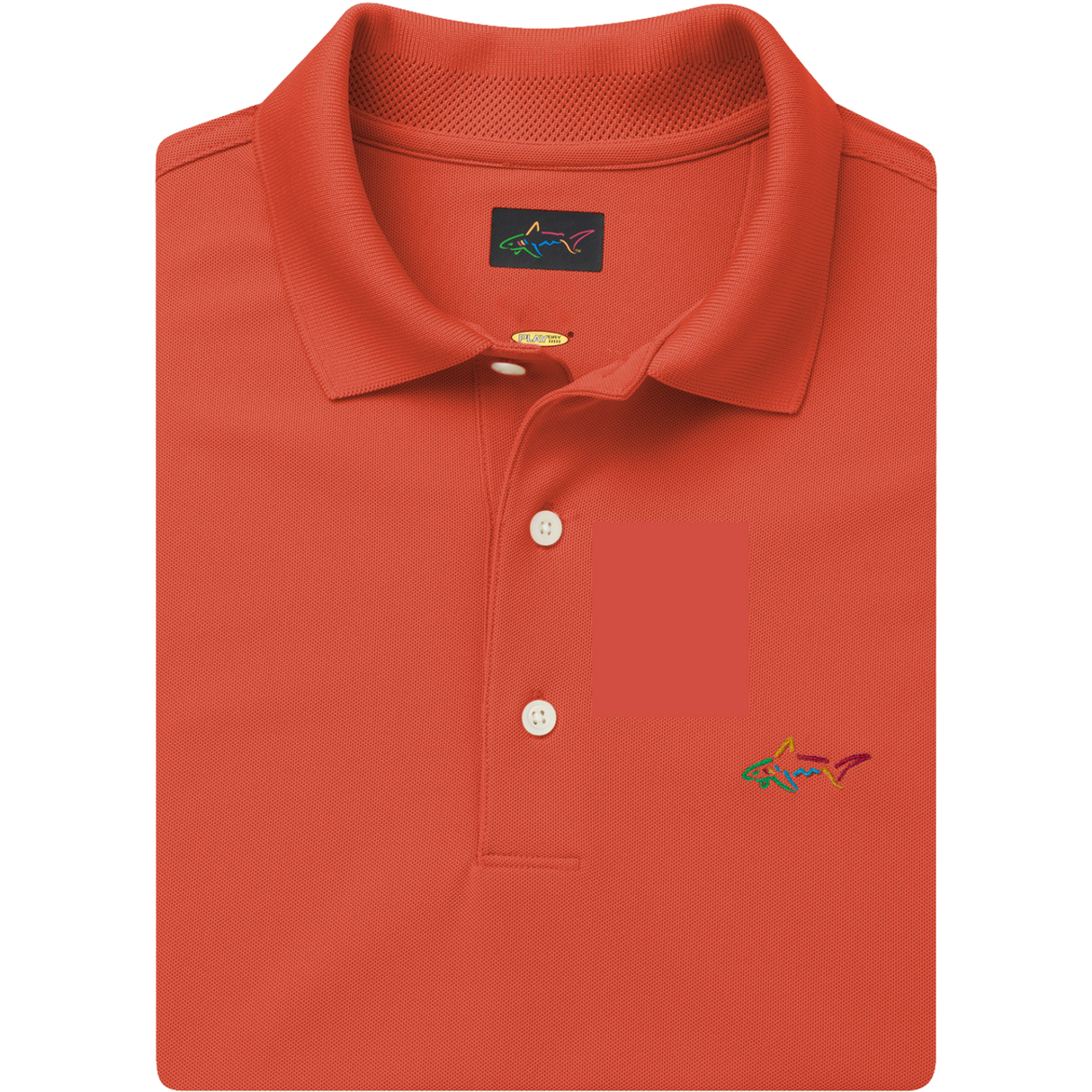 Classic Pique Shark Polo - Shark Orange