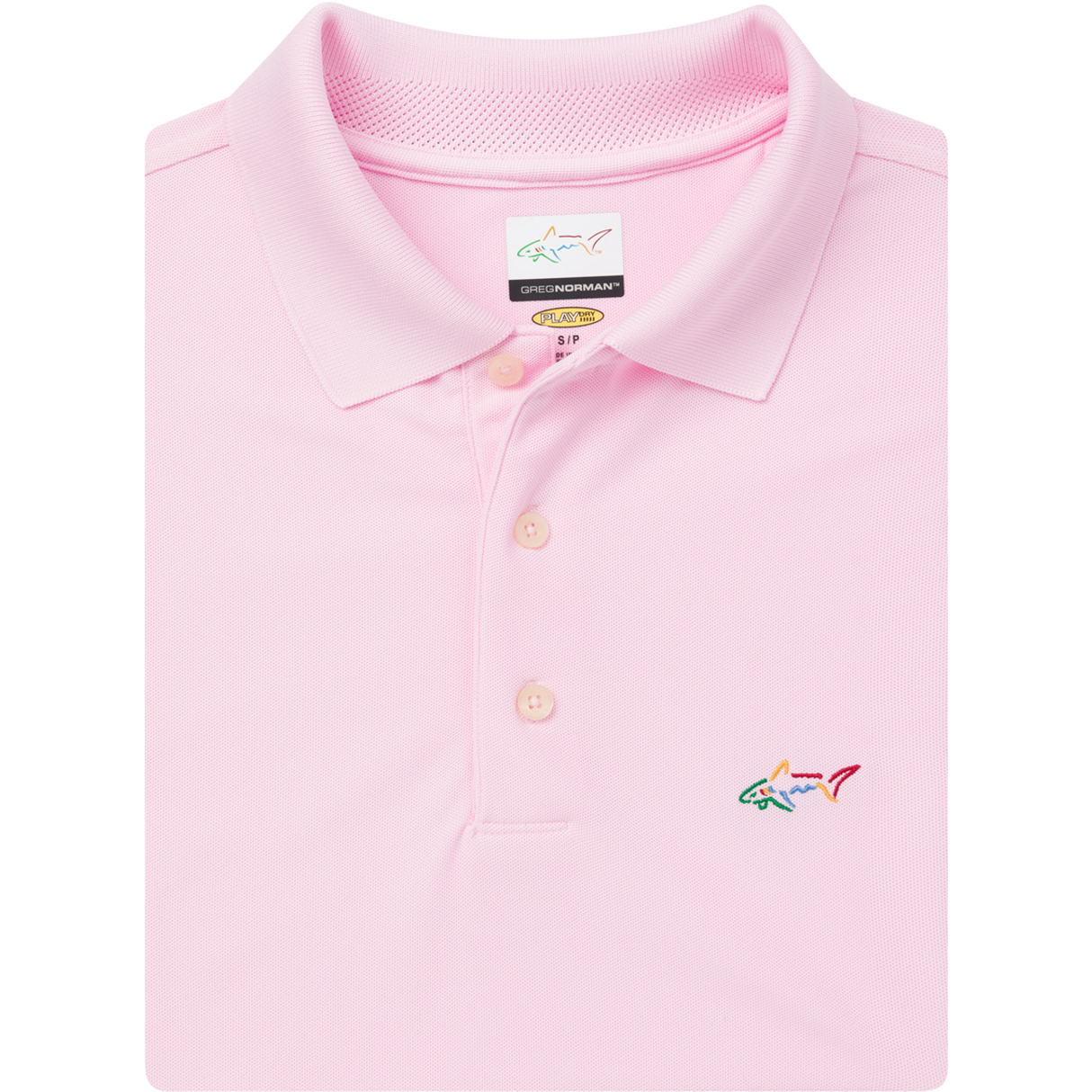 Classic Pique Shark Polo - Pink Cure