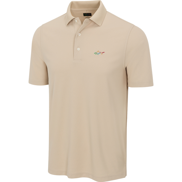 Classic Pique Shark Polo - Warm Sand