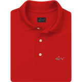 Classic Pique Shark Polo - British Red