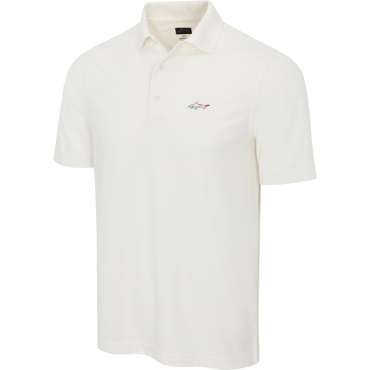 Classic Pique Shark Polo - Whisper White