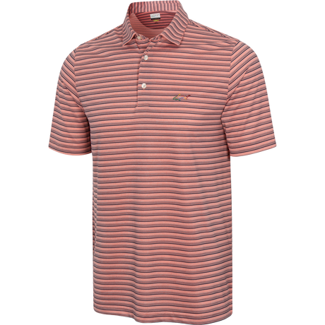 Mesh Stripe Golf Polo T Shirt