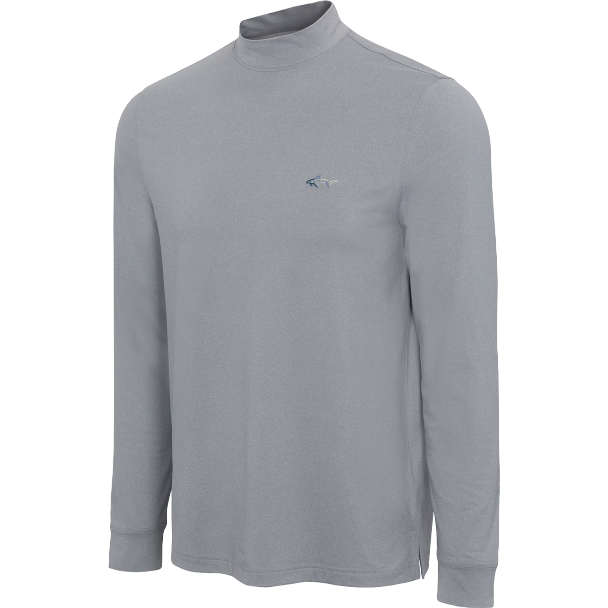 Greg Norman Signature Shark Long Sleeve Mock Sweater T shirt golfbuyindia