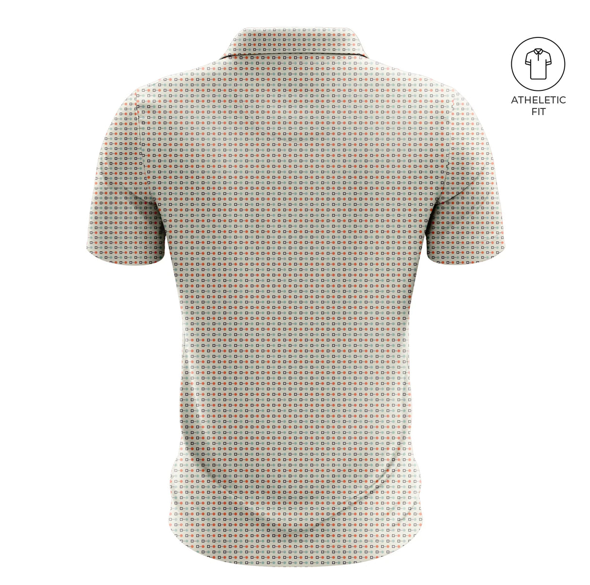 Men's Tee Matrix Golf Athletic Fit Golf Polo - Gravel