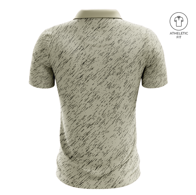 Men's Sandstrom Dash Golf Athletic Fit Golf Polo - Sandstone