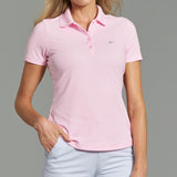 Women's Classic Pique Polo - Pink Cure