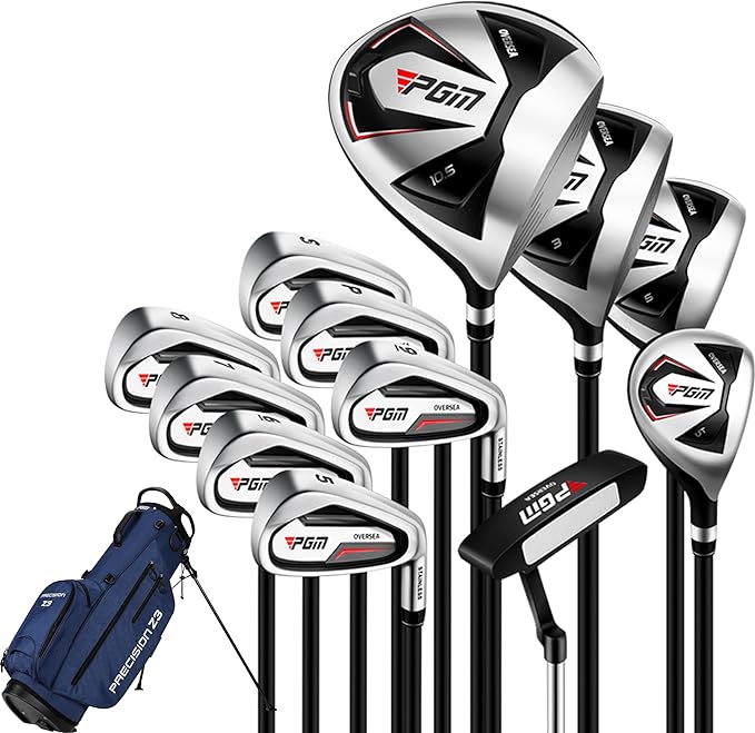 PGM Men's Golf Clubs Set with Stand Bag