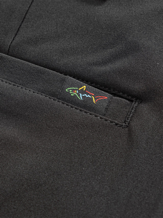 Tech 9.5" Stretch Golf Shorts - Black