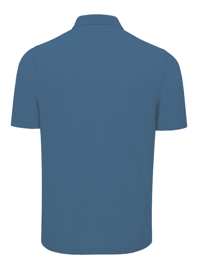 Classic Pique Shark Polo - Riverside Blue