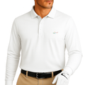 Long Sleeve Solid Pique Golf Polo