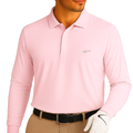 Long Sleeve Solid Pique Golf Polo