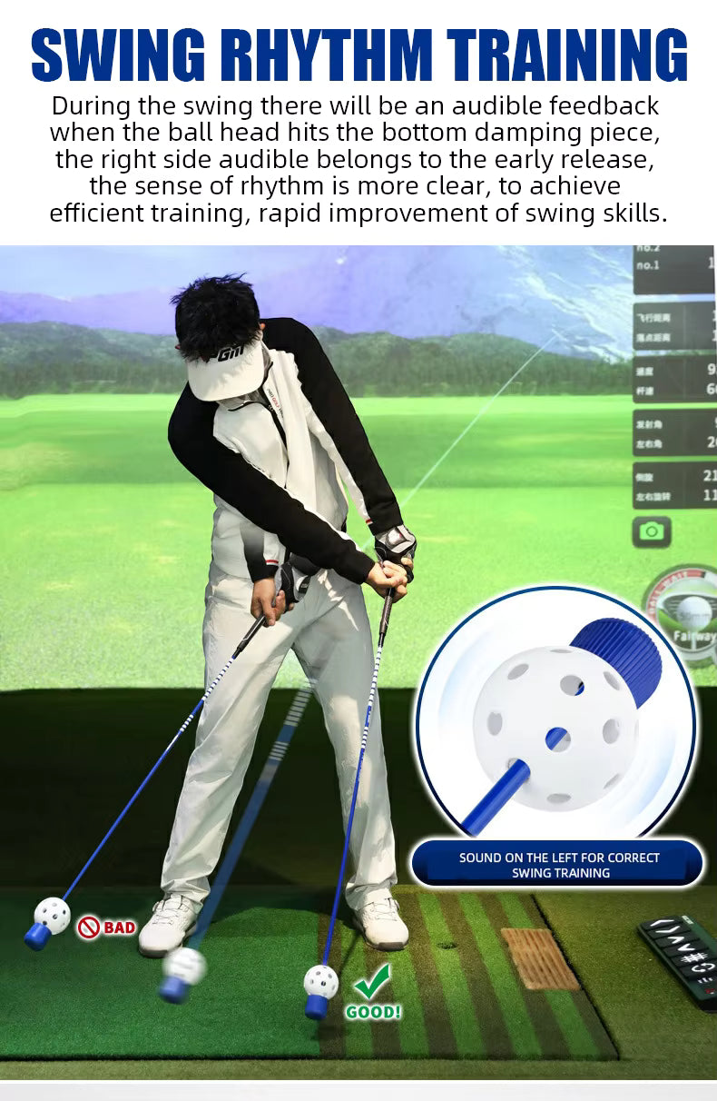 Golf Swing Sounding Stick – Tempo & Speed Training Aid