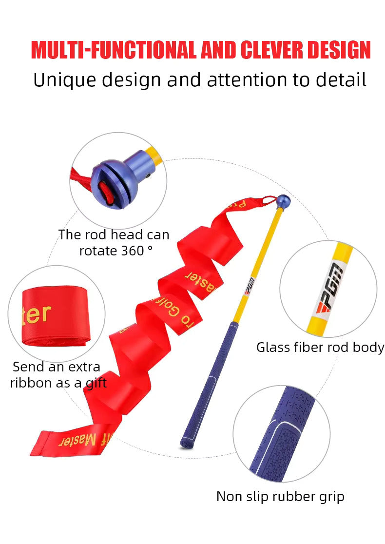 Golf Swing Training Bar with Strap