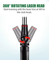 Golf indoor putter practice laser sight