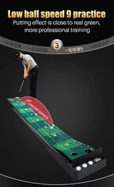 Professional Auto-Return Golf Putting Mat – Indoor/Outdoor Training Green