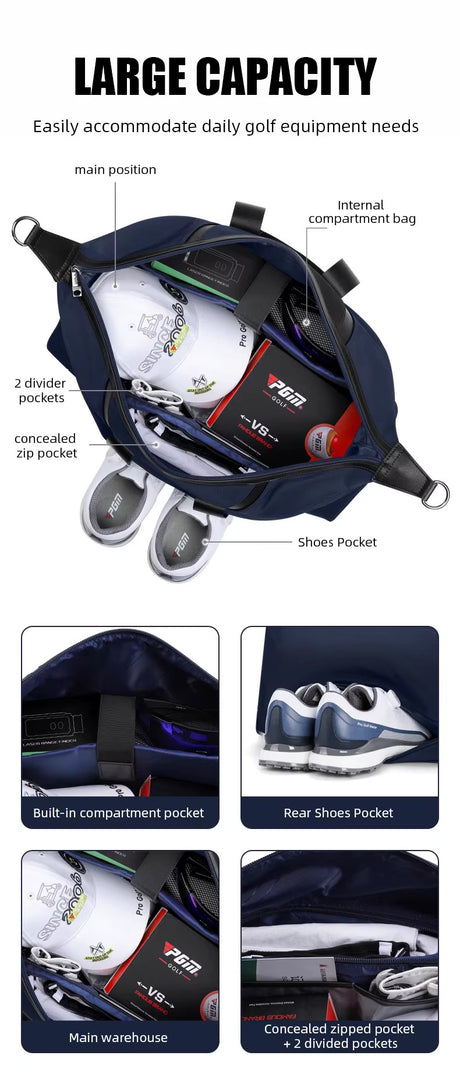 Golf Boston Bag – Waterproof, Lightweight & Travel-Ready