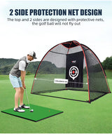 Golf Practice Net  Indoor & Outdoor Folding Golf Tent for Chipping Training