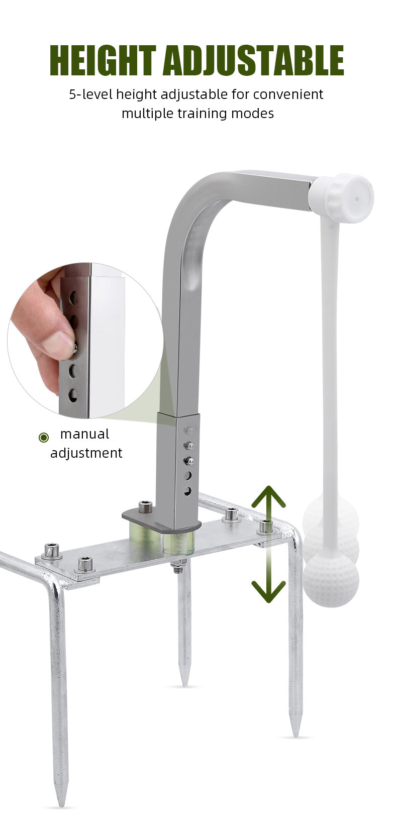 Golf Apparatus Outdoor Swing Trainer