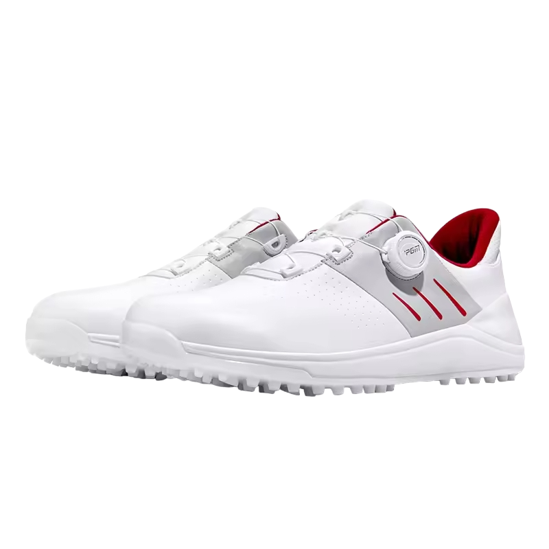 Men's PGM White Spikeless Waterproof Golf Shoes