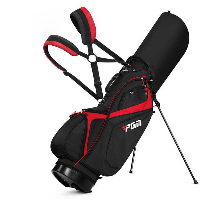 Men's Lightweight 14 Way Divider Golf Stand Bag - Black/Red