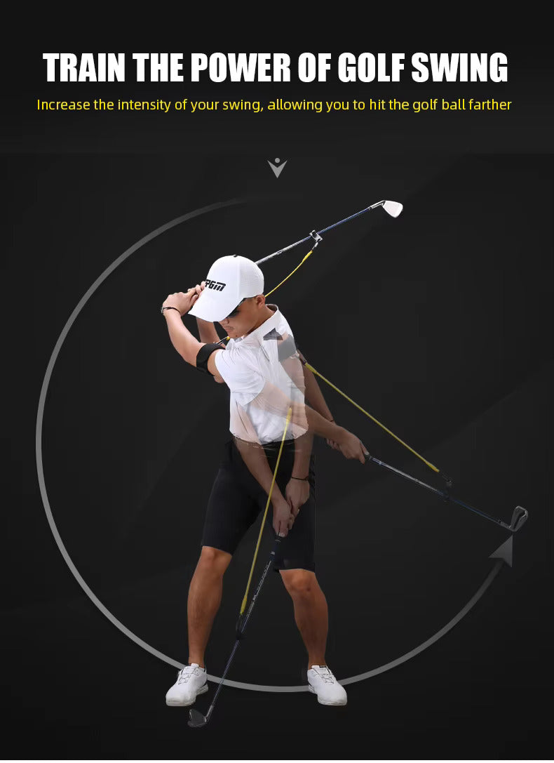 Golf Elastic Rope Rotary Golf Swing Trainer