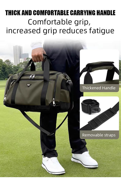 Golf Waterproof Duffle/Boston Bag with Shoe Compartment