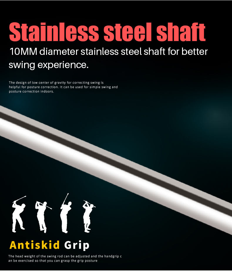 Golf Swing Trainer (Rubber Head Swing Stick)