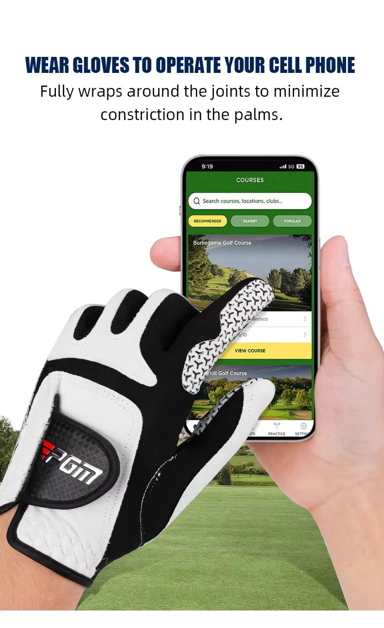 Men's Golf Glove – Breathable, Anti-Slip, and Flexible Grip