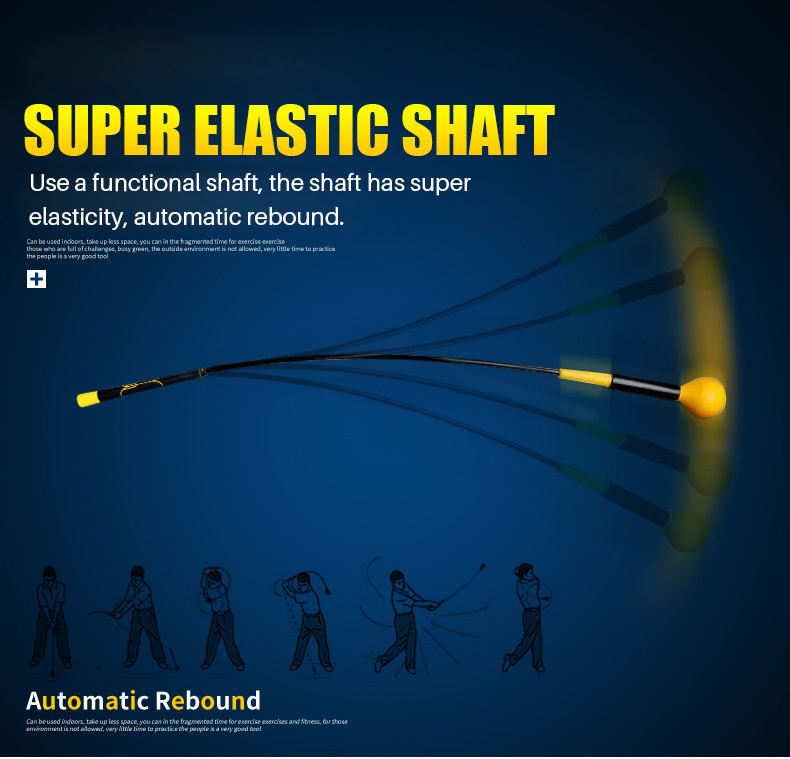Golf Swing Trainer (Soft Long Swing Bar)
