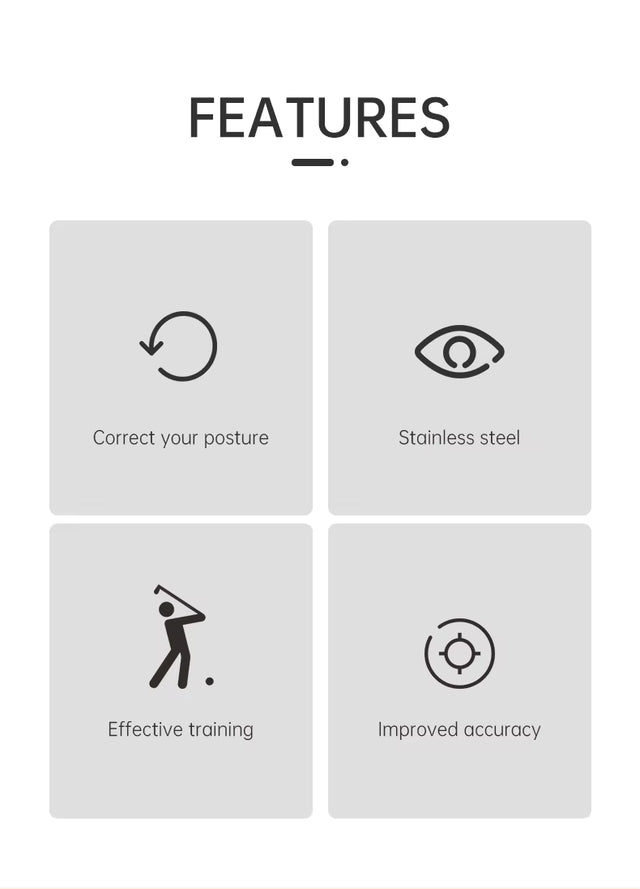 Golf Swing Corrector Improves Posture and Muscle Memory for a Better Swing