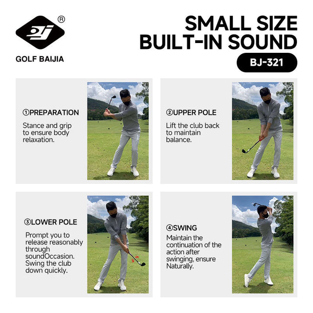 Golf Practice Tool 7 Iron-black, Portable and Convenient, Practice