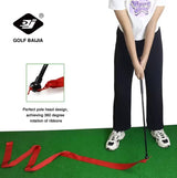 Golf Color Ribbon Swing Trainer - Visualize Swing Path, Improve Consistency