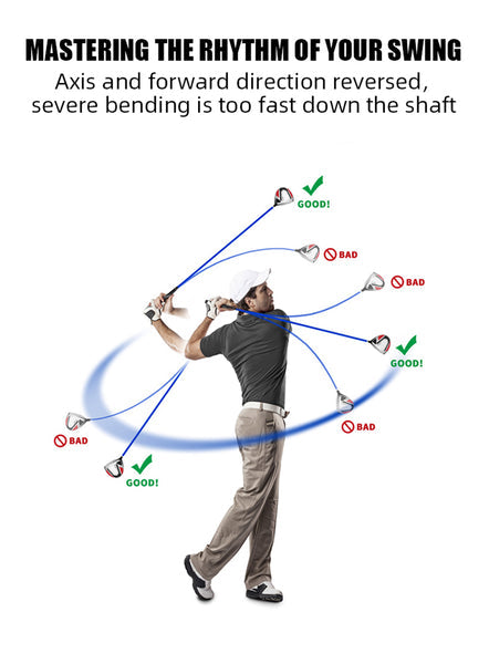 Golf Swing Trainer – Soft Shaft Rhythm & Tempo Corrector