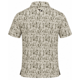 Men’s Abstract Texture Printed Golf Polo
