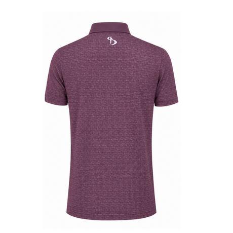 Men’s Abstract Splatter Printed Golf Polo