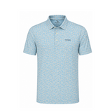 Men’s Abstract Texture Printed Golf Polo