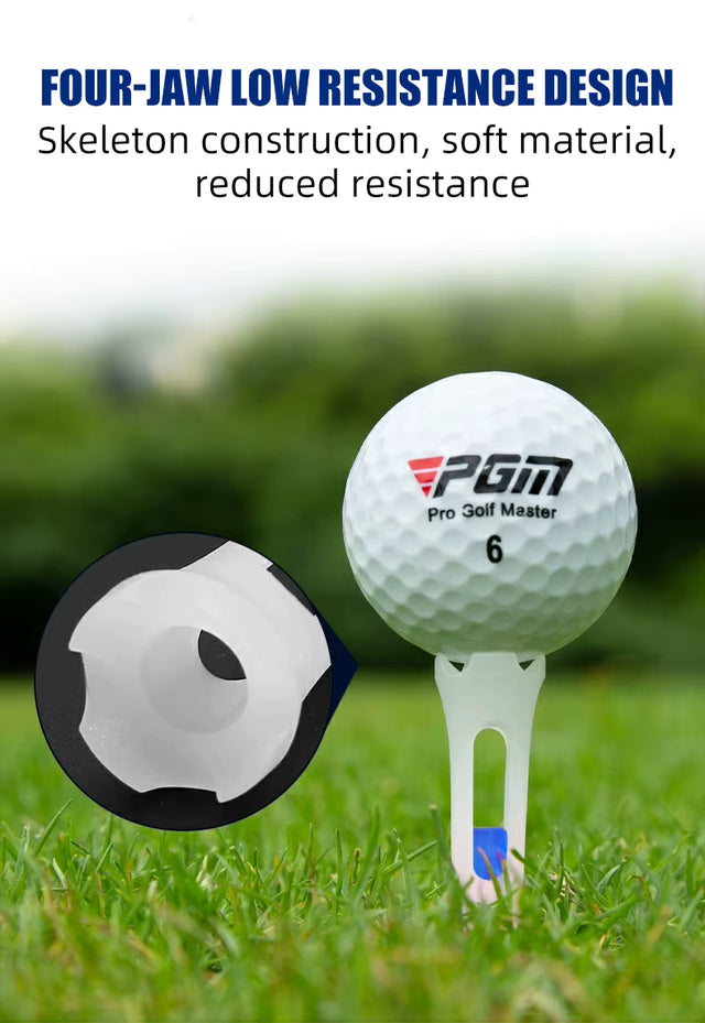 PGM 20pcs Golf Tee Match Special Nails Four Claw Ball Holders Durable Anti Strike
