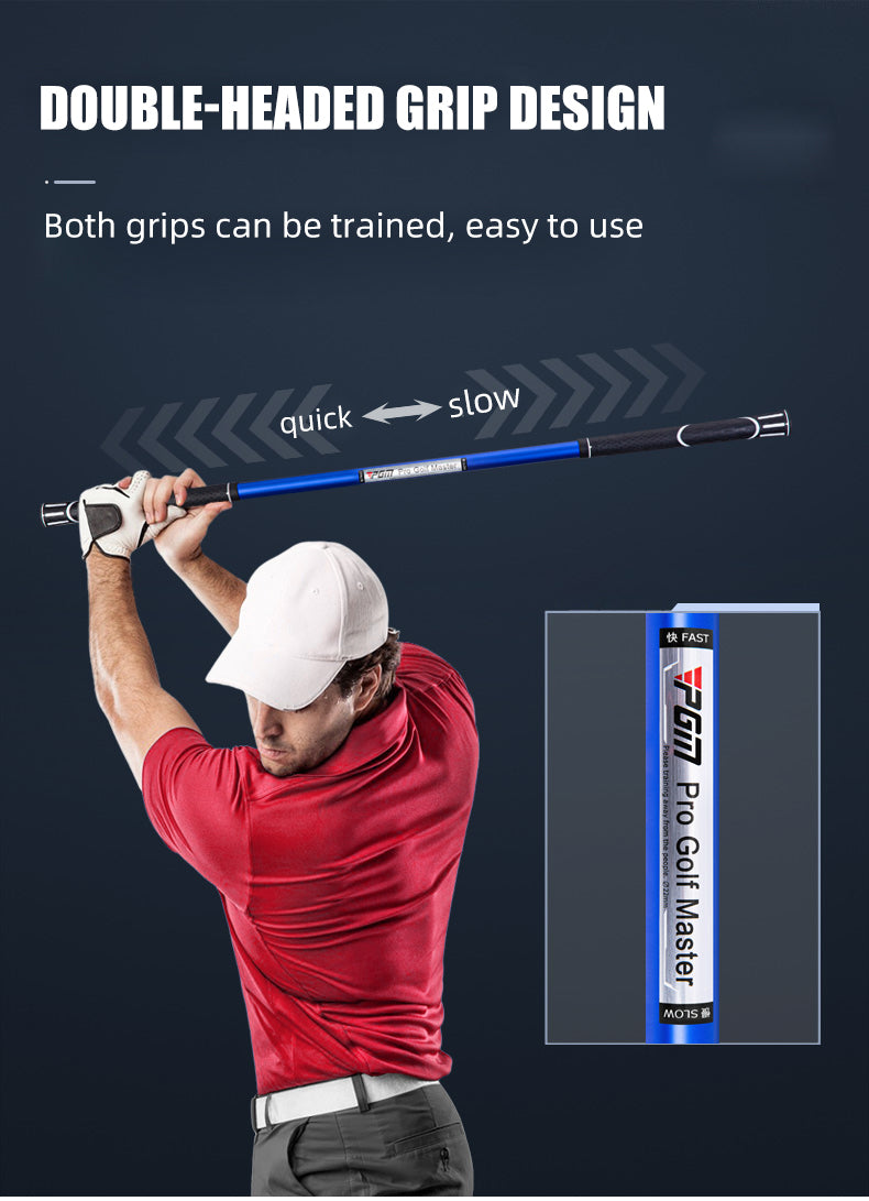 Golf Swing Trainer (Double-Headed Impact Stick)
